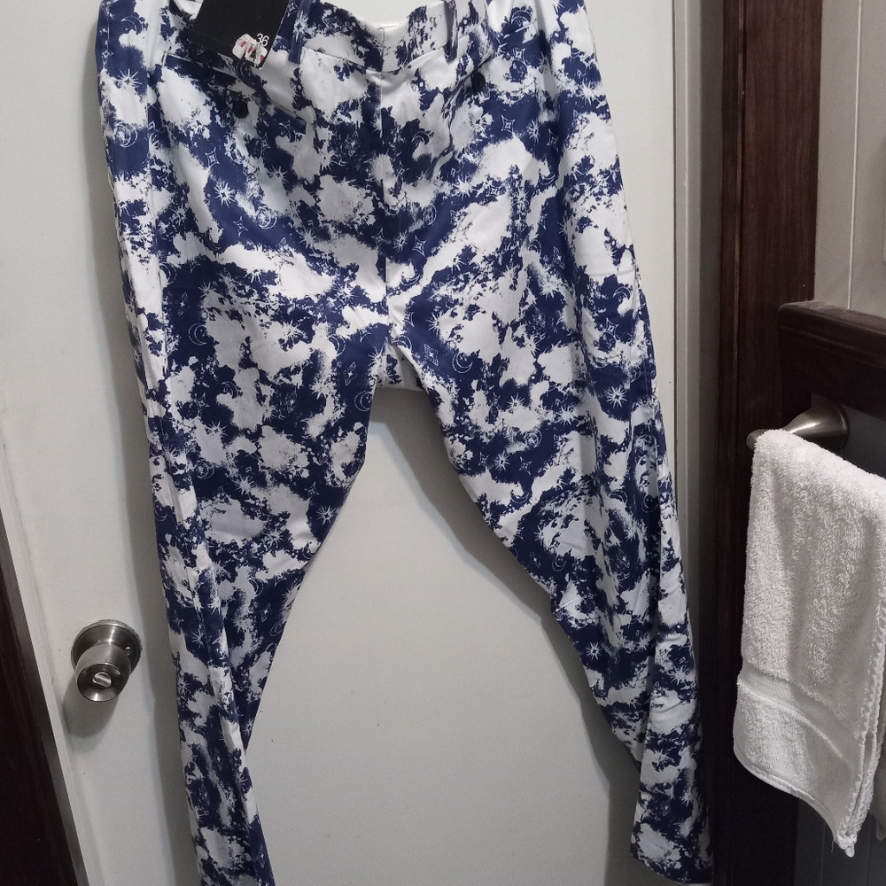 I.N.C international concepts size 36 blue and white